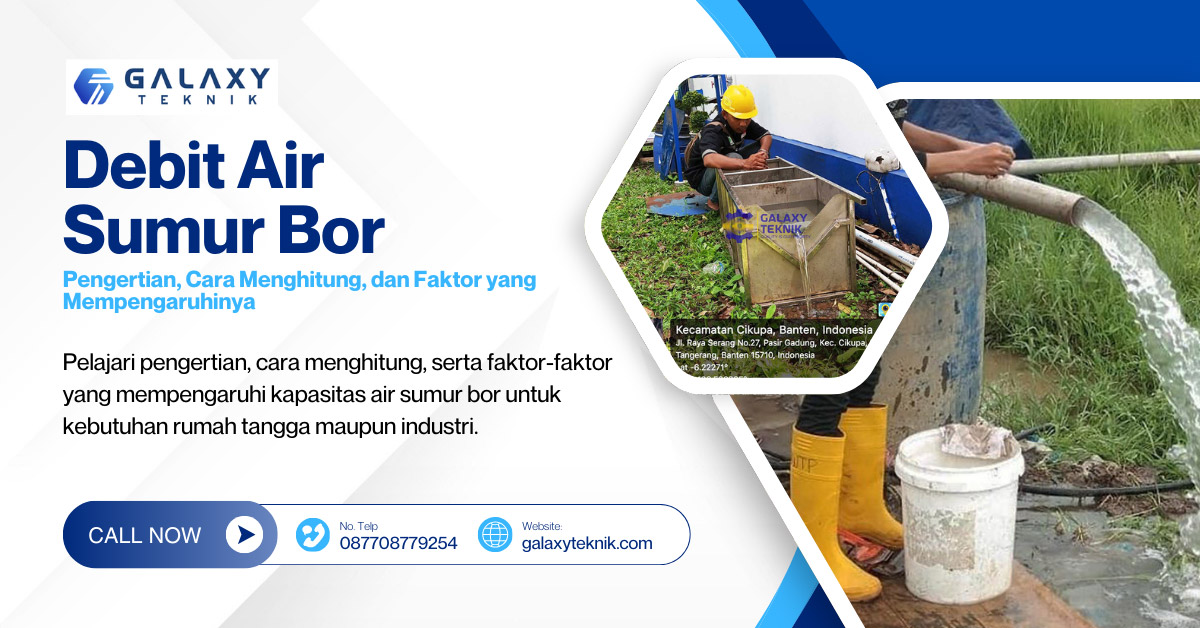 debit air sumur bor