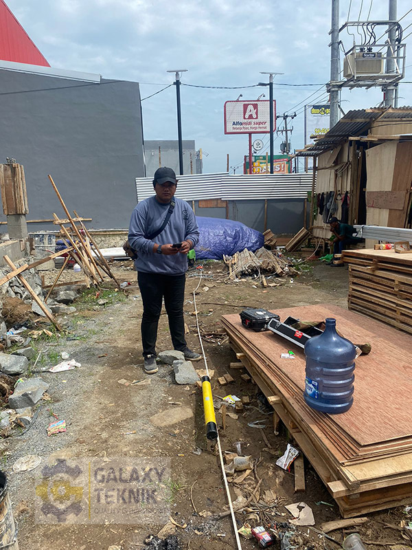 Survei lokasi pengeboran sumur bor untuk kebutuhan industri