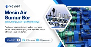 baner mesin sumur bor