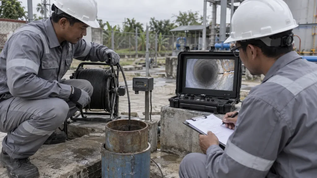Identifikasi Kerusakan & Retakan Struktur Sumur