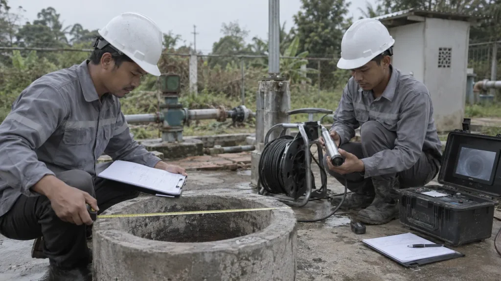 Konsultasi & Persiapan Bore Hole Camera